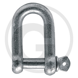 Blister Pack of 2 shackles straight 3/8"