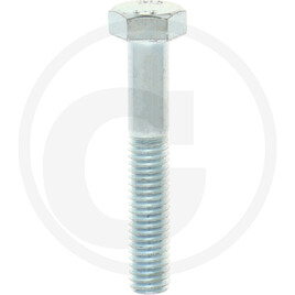 Blister Hexagon head bolts DIN 931 M5 x 30 steel 8.8