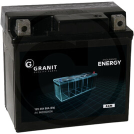 GRANIT Battery, 12 V / 4 Ah