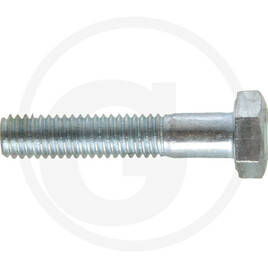 Blister Hexagon head bolts DIN 931 M6 x 40 steel 8.8