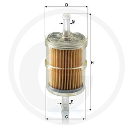 MANN FILTER Brandstoffilter